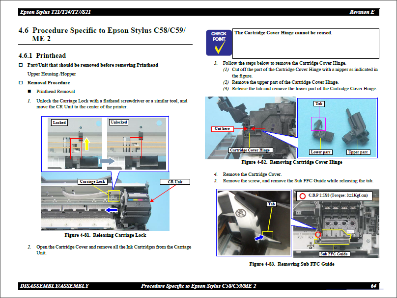 EPSON Stylus T21 T24 T27 S21 Service Manual-4